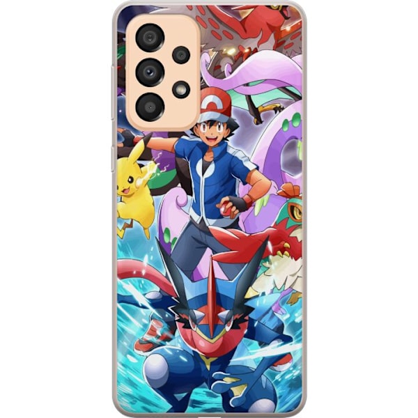 Samsung Galaxy A33 5G Genomskinligt Skal Pokemon