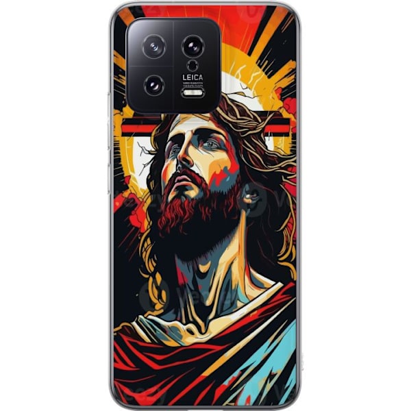 Xiaomi 13 Läpinäkyvä kuori Jeesus ja Kortti - uskonnollinen