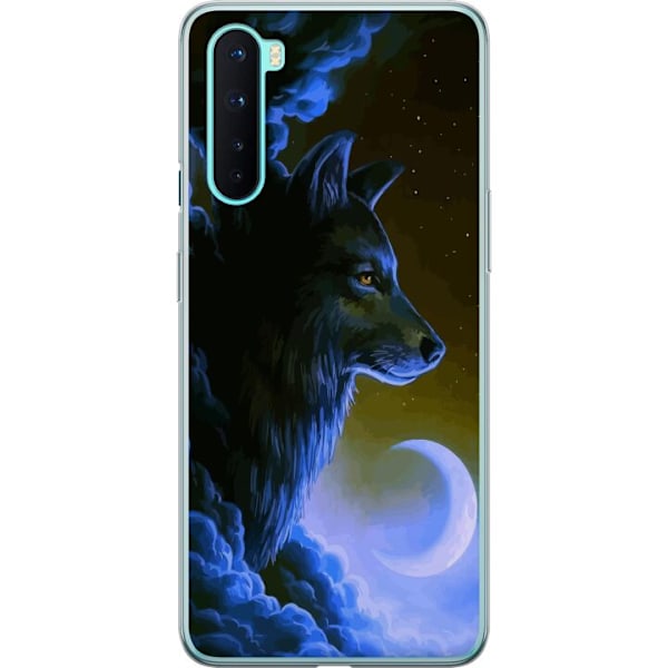OnePlus Nord Läpinäkyvä kuori Susi