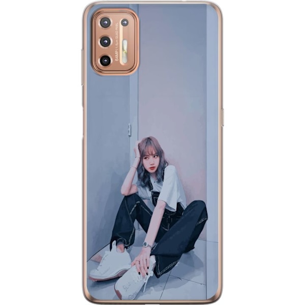 Motorola Moto G9 Plus Läpinäkyvä kuori Lisa from Blackpink