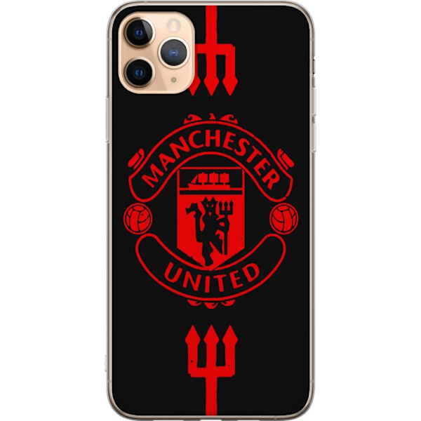 Apple iPhone 11 Pro Max Genomskinligt Skal ManchesterUnited