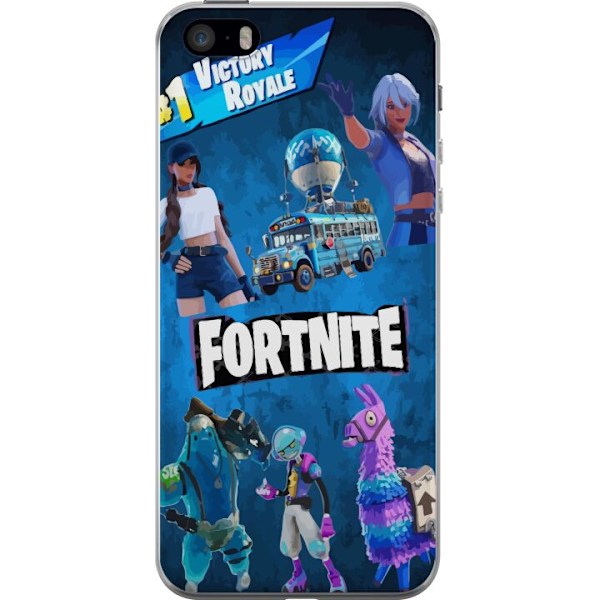 Apple iPhone 5s Gennemsigtig cover Fortnite