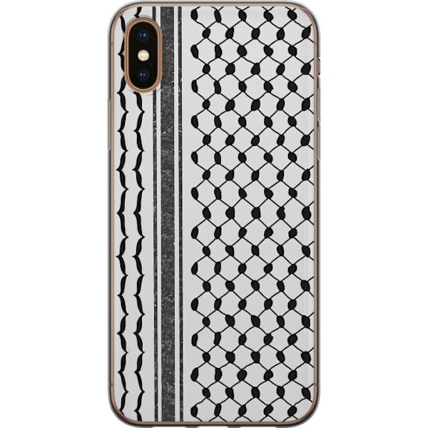 Apple iPhone XS Gjennomsiktig deksel Palestinsk mønster - ins