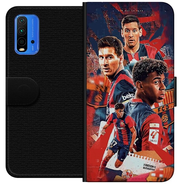 Xiaomi Redmi Note 9 4G Plånboksfodral Yamal Lamine x Messi