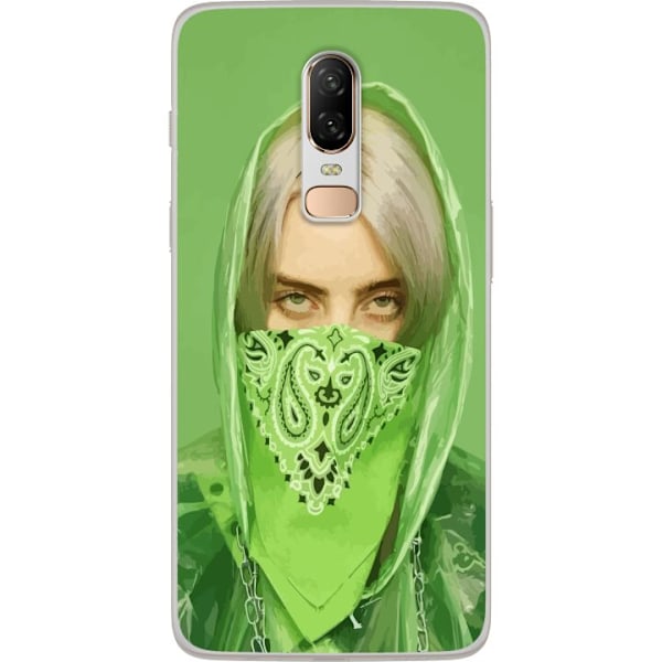 OnePlus 6 Läpinäkyvä kuori Billie Eilish