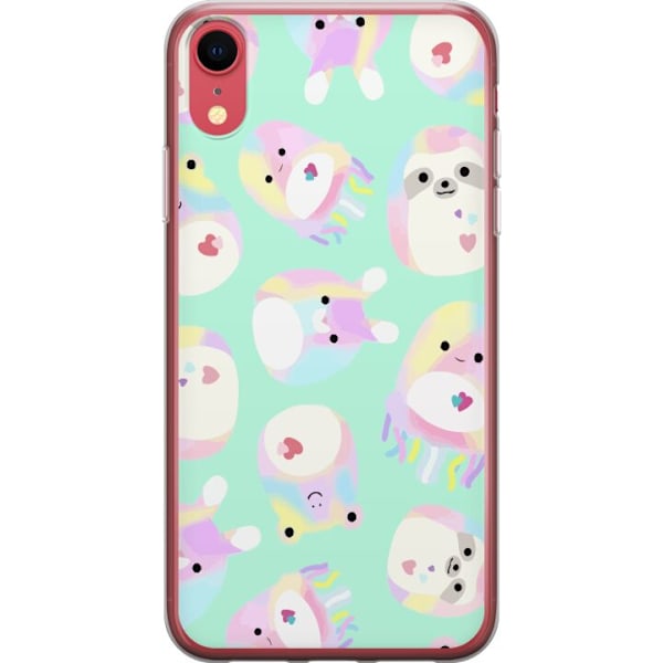 Apple iPhone XR Genomskinligt Skal Squishmallow
