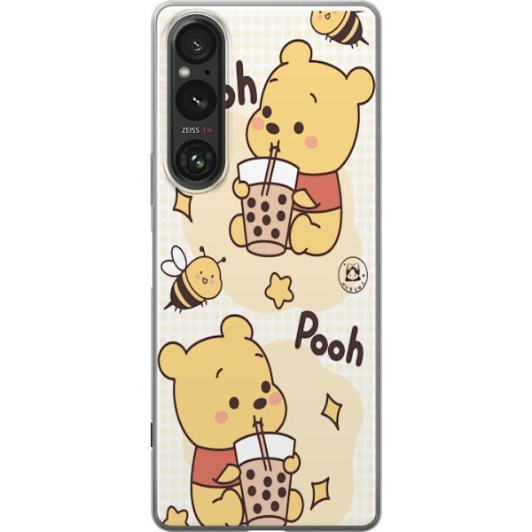 Sony Xperia 1 V Gennemsigtig cover Nalle Pooh-stil - klassisk