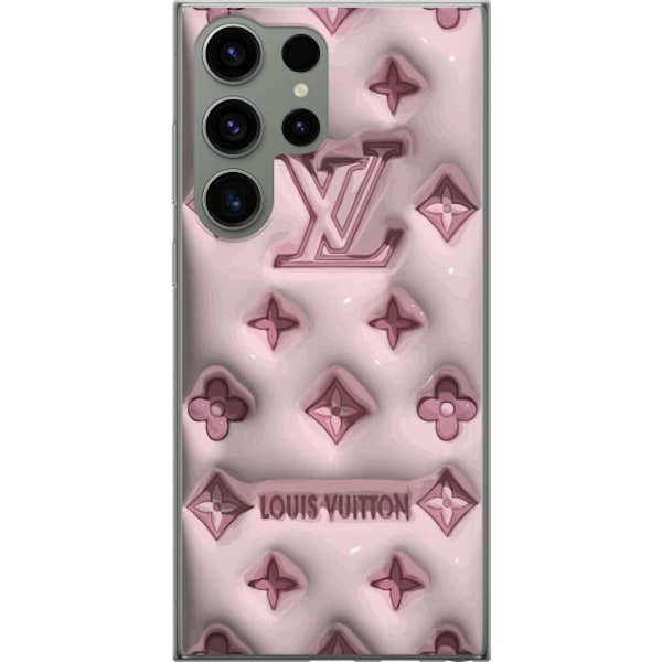 Samsung Galaxy S23 Ultra Genomskinligt Skal LV Pink