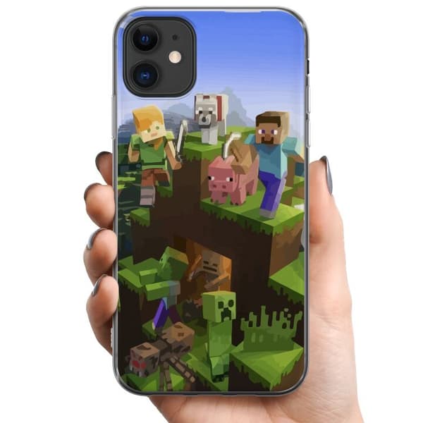 Kompatibelt Mobildeksel til Apple iPhone 11 MineCraft