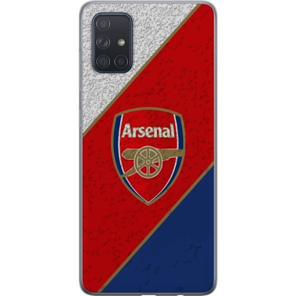 Samsung Galaxy A71 Genomskinligt Skal Arsenal