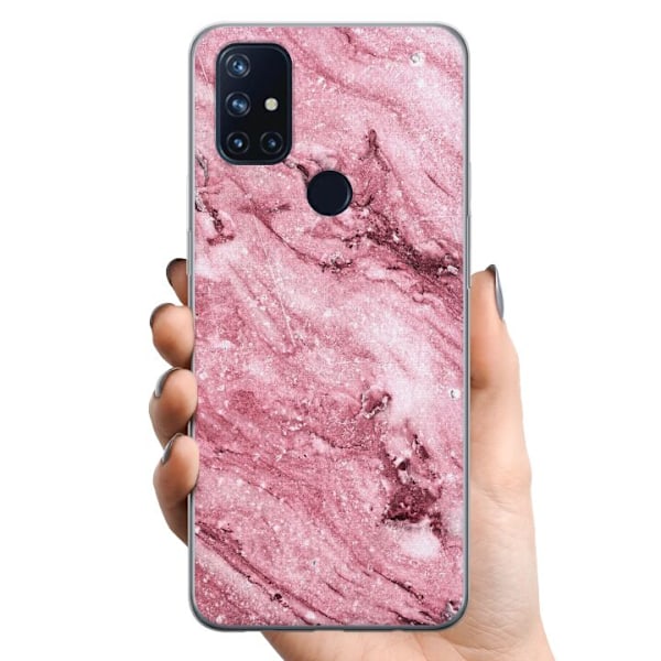 OnePlus Nord N10 5G TPU Mobildeksel rosa