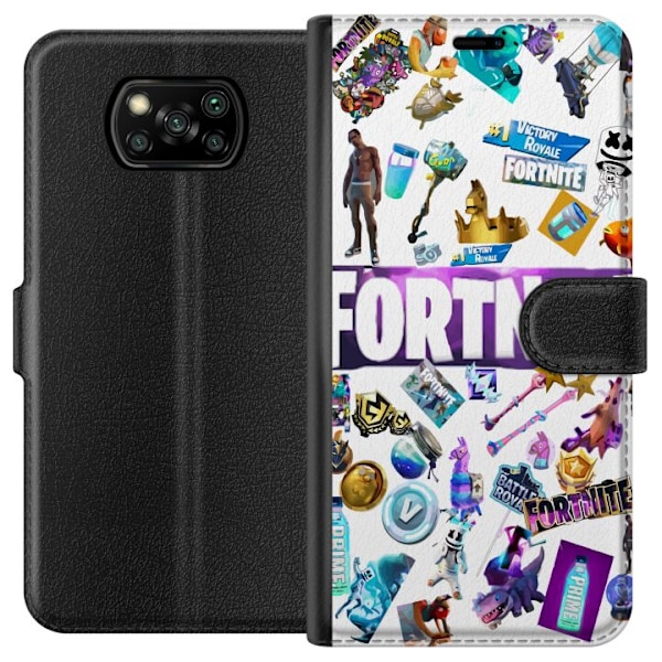 Xiaomi Poco X3 NFC Lommeboketui Fortnite