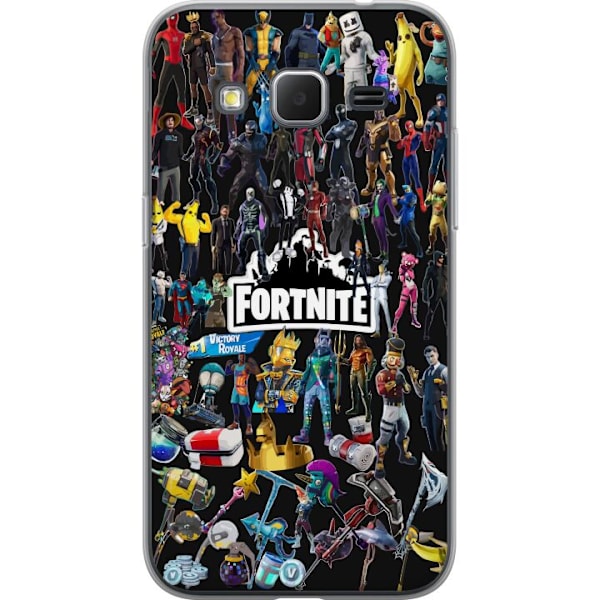 Samsung Galaxy Core Prime Gennemsigtig cover Fortnite