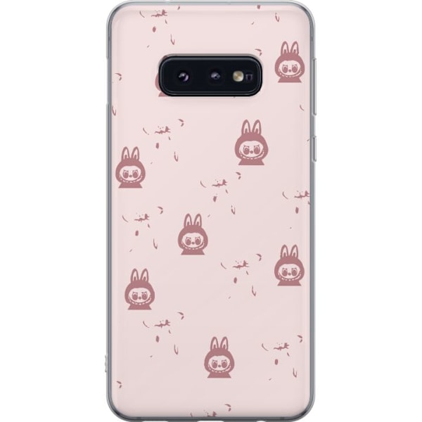 Samsung Galaxy S10e Läpinäkyvä kuori Labubu Neon Pop - Neonvärinen pop art hirviö