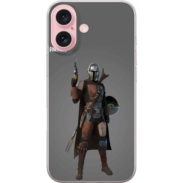 Apple iPhone 16 Gennemsigtig cover Fortnite Star Wars