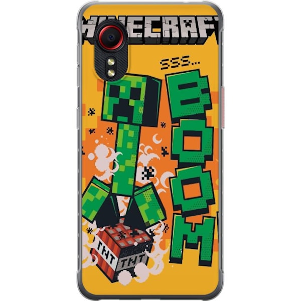 Samsung Galaxy Xcover 5 Gennemsigtig cover Minecraft Boom
