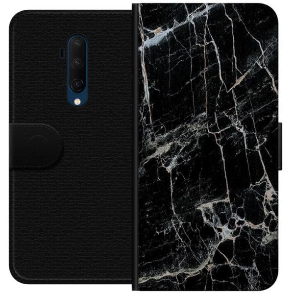 OnePlus 7T Pro Lompakkokotelo Musta marmori