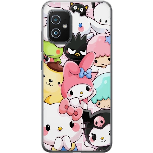 Asus Zenfone 8 Gennemsigtig cover Kawaii Sanrio Crew