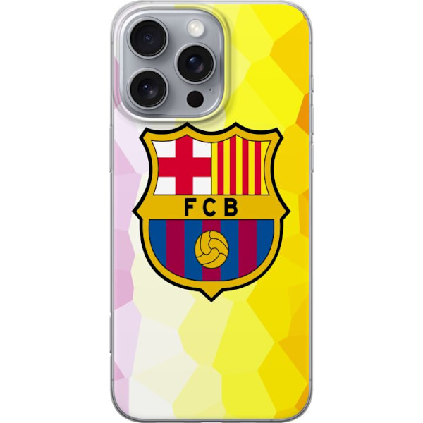 Apple iPhone 16 Pro Max Läpinäkyvä kuori FC Barcelona