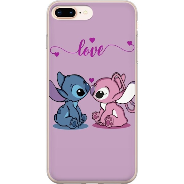 Apple iPhone 8 Plus Läpinäkyvä kuori Lilo & Stitch – Ange