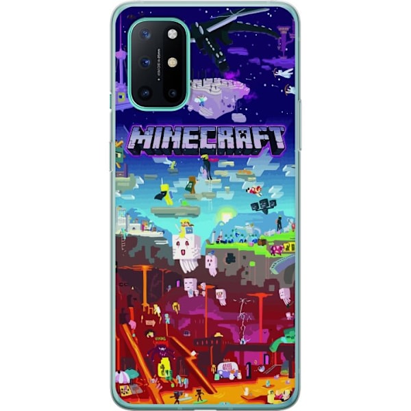 OnePlus 8T Läpinäkyvä kuori Minecraft