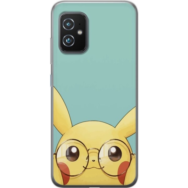 Asus Zenfone 8 Läpinäkyvä kuori Pikachu lasit