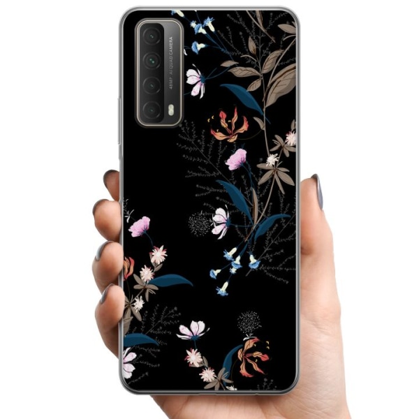 Huawei P smart 2021 TPU Mobilcover Blomster