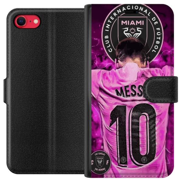Kompatibel Tegnebogsetui til Apple iPhone 7 Lionel Messi (Inter Miami CF)