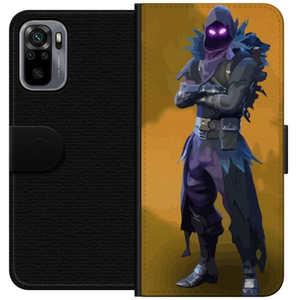 Xiaomi Redmi Note 10S Lommeboketui Fortnite - Raven