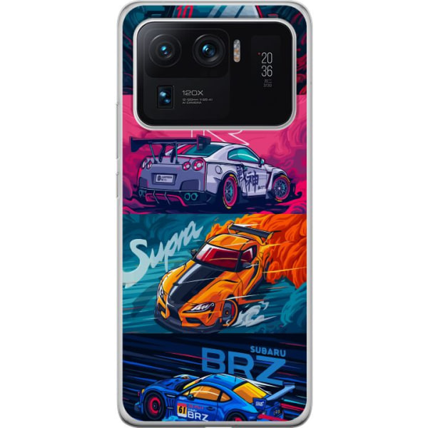 Xiaomi Mi 11 Ultra Gennemsigtig cover Subaru Racing