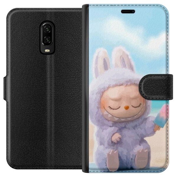 OnePlus 6T Lommeboketui Labubu Pink Stemning