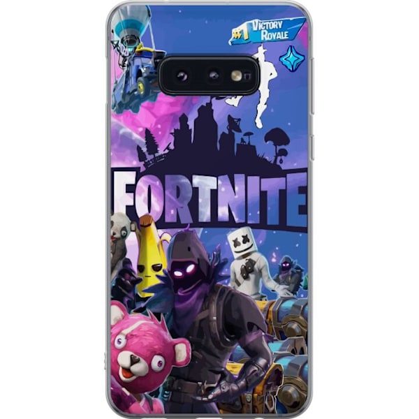 Samsung Galaxy S10e Läpinäkyvä kuori Fortnite