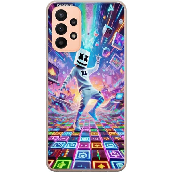 Kompatibelt Mobilskal till Samsung Galaxy A23 Fortnite Dance | Marshmello