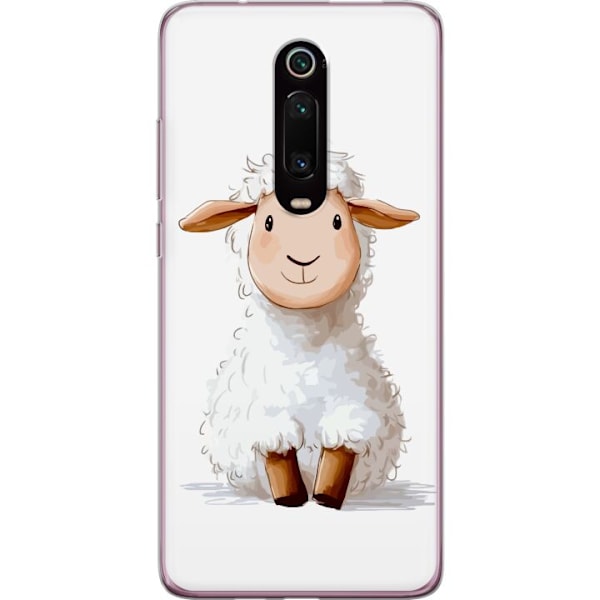 Xiaomi Mi 9T Pro  Läpinäkyvä kuori Suloinen Lammas - lasten ja vauvan tuotteita sarjakuvatyyliin