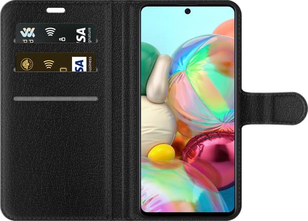 Kompatibel Tegnebogsetui til Samsung Galaxy A71 Blå strandmix blå