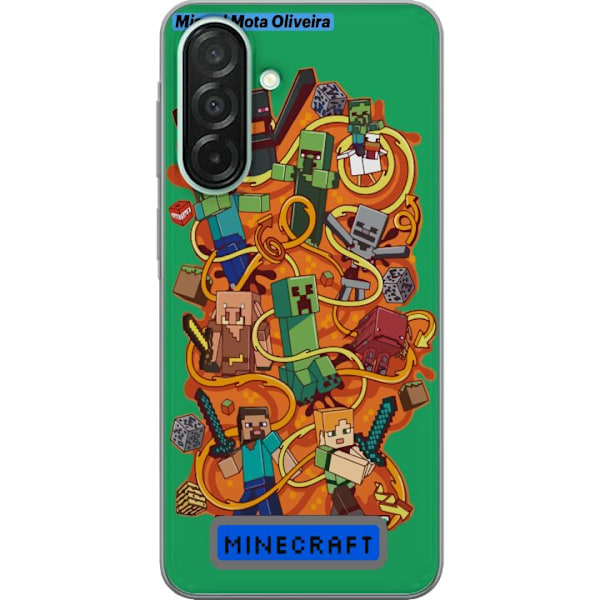 Samsung Galaxy A26 Genomskinligt Skal Minecraft