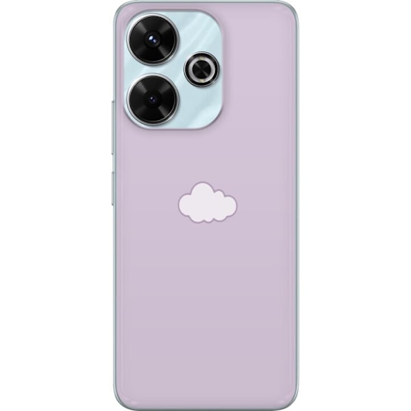 Xiaomi Redmi 13 Läpinäkyvä kuori Lila Pilvi - minimalistine