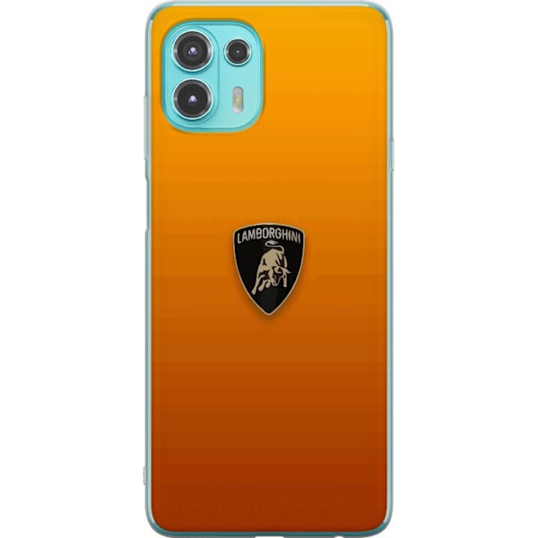 Motorola Edge 20 Lite Läpinäkyvä kuori Lamborghini