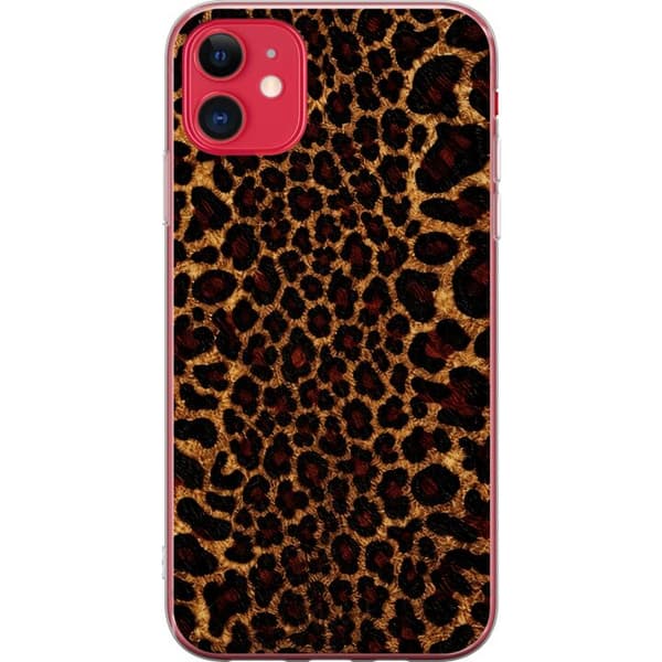 Kompatibelt Mobildeksel til Apple iPhone 11 Vill leopard brun