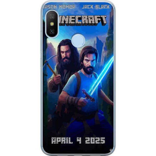 Xiaomi Mi A2 Lite Läpinäkyvä kuori Minecraft-elokuva