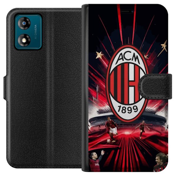 Motorola Moto E13 Plånboksfodral AC Milan