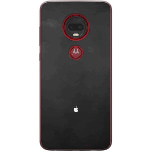 Motorola Moto G7 Plus Gjennomsiktig deksel Apple Grey