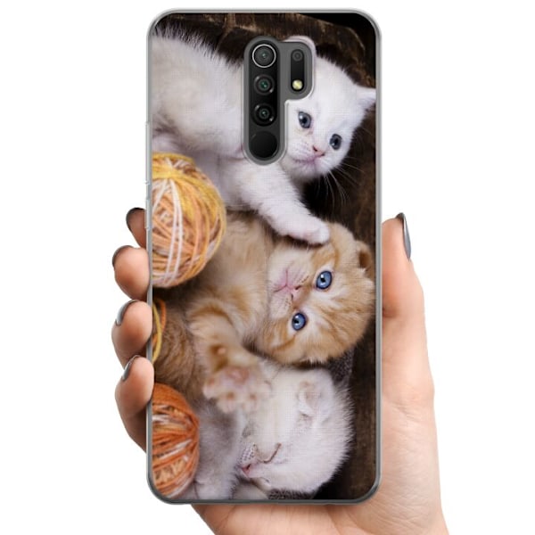 Xiaomi Redmi 9 TPU Mobildeksel Katter