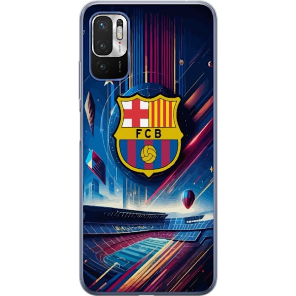 Xiaomi Redmi Note 10 5G Läpinäkyvä kuori FC Barcelona