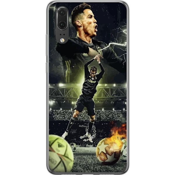 Huawei P20 Genomskinligt Skal Ronaldo