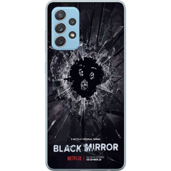 Samsung Galaxy A52 5G Genomskinligt Skal Black Mirror Sci-Fi N