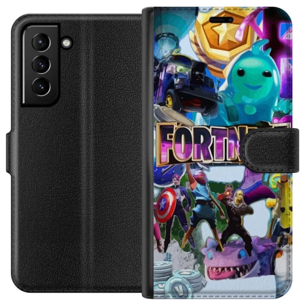 Kompatibel Tegnebogsetui til Samsung Galaxy S21+ 5G Fortnite