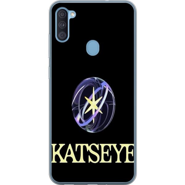 Kompatibelt Mobildeksel til Samsung Galaxy A11 KATSEYE logotyp svart