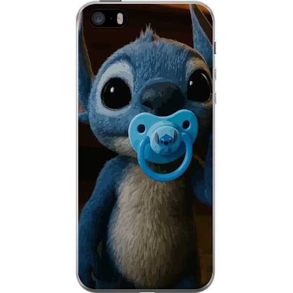 Apple iPhone SE (2016) Läpinäkyvä kuori Stitch & Napp - vauvateema söpöllä hahmolla