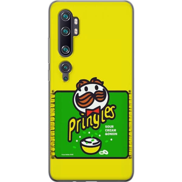 Kompatibelt Mobilskal till Xiaomi Mi Note 10 Pro Pringles gul